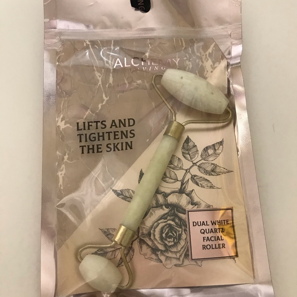 Face Roller -white Quartz